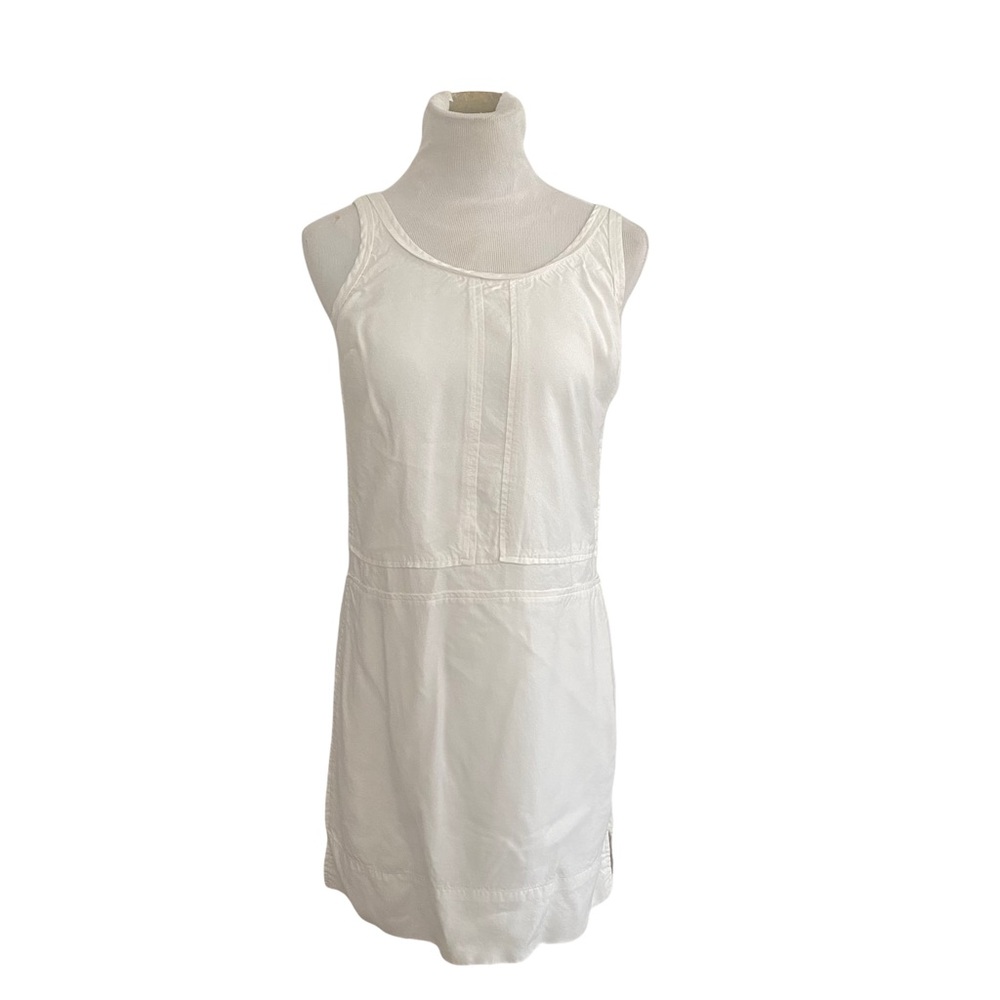 Banana Republic White Sleeveless Dress